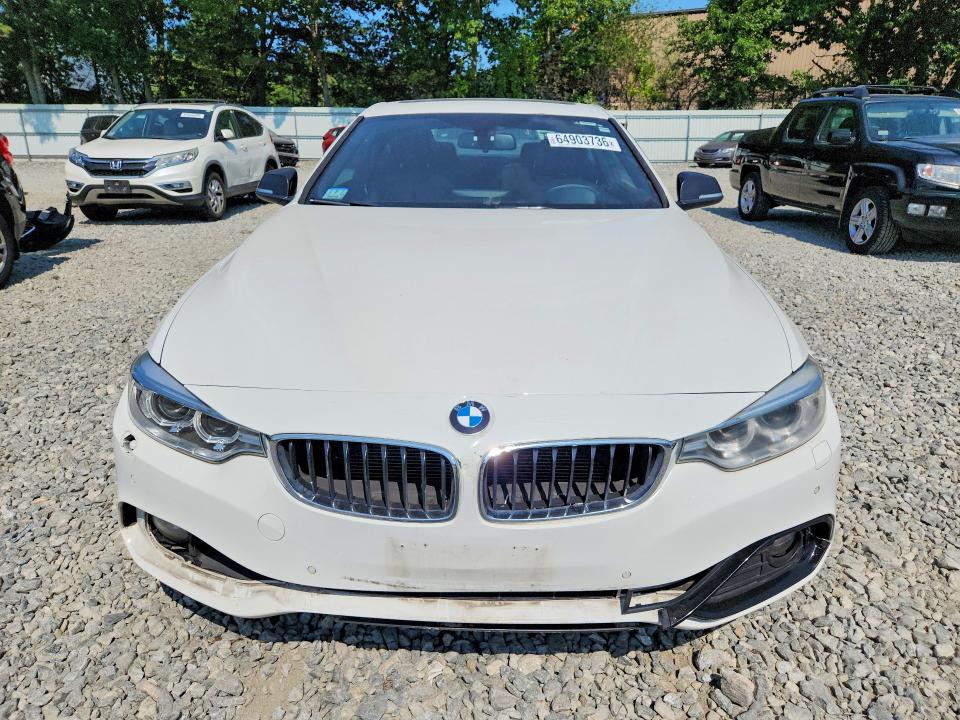 2014 BMW 4er VIN WBA3N5C50EF716238 COPART salvage auction — WATER/FLOOD, Ma - Cert Of Title-Reconstrctd Coll, sold $750 on 2026-08-20 (photo 5)