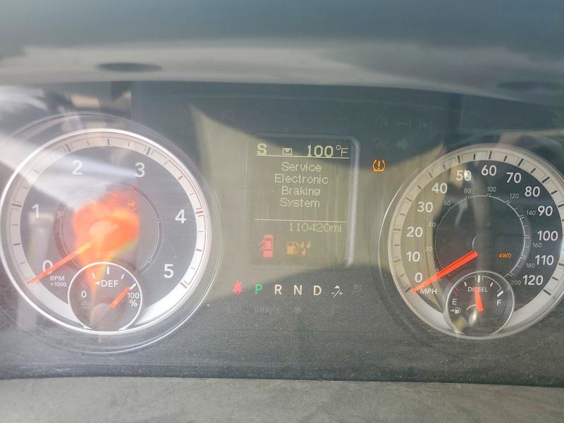 2018 Ram 2500 VIN 3C6UR5DLXJG380722 COPART salvage auction — FRONT END, Ia - Cert Of Title-Salvage Title, sold $9,900 on 2026-08-21 (photo 9)