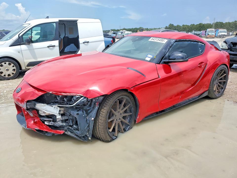 2021 Toyota Supra VIN WZ1DB2C01MW036755 — COPART salvage auction photo
