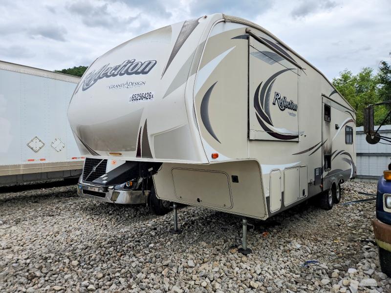 2014 Grandesign Reflection VIN 573FR3222E1200243 COPART salvage auction — Burn Interior, WV - SALVAGE CERTIFICATE, sold $2,400 on 2026-09-03 (photo 2)