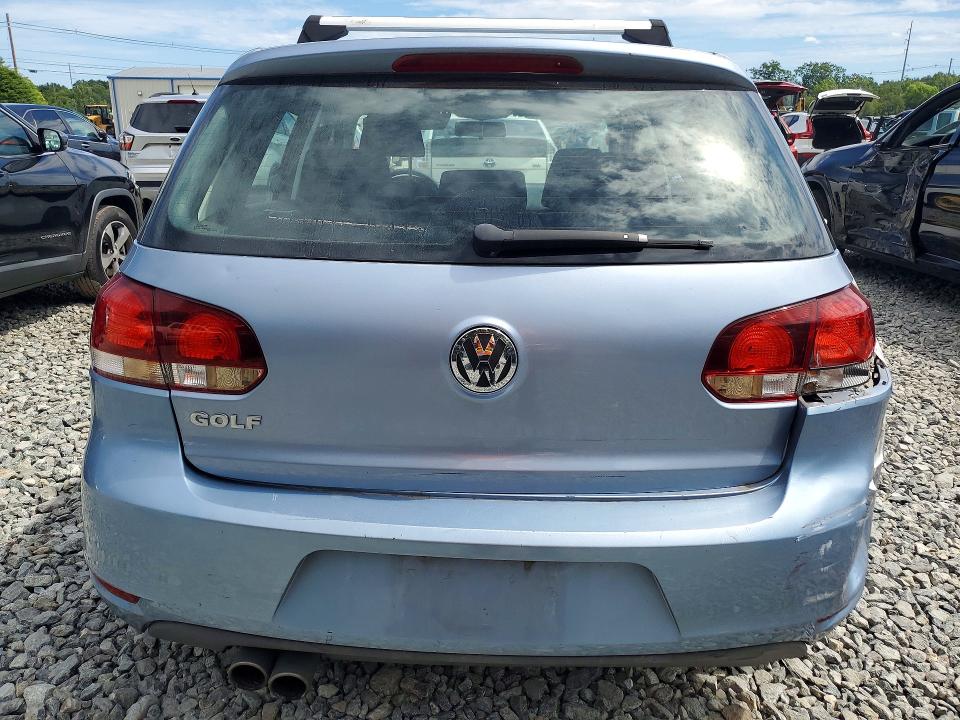 2011 Volkswagen Golf VIN WVWDA7AJ1BW264486 COPART salvage auction — REAR END, MA - CERT OF TITLE-RECONSTRCTD COLL, sold $500 on 2026-08-21 (photo 6)