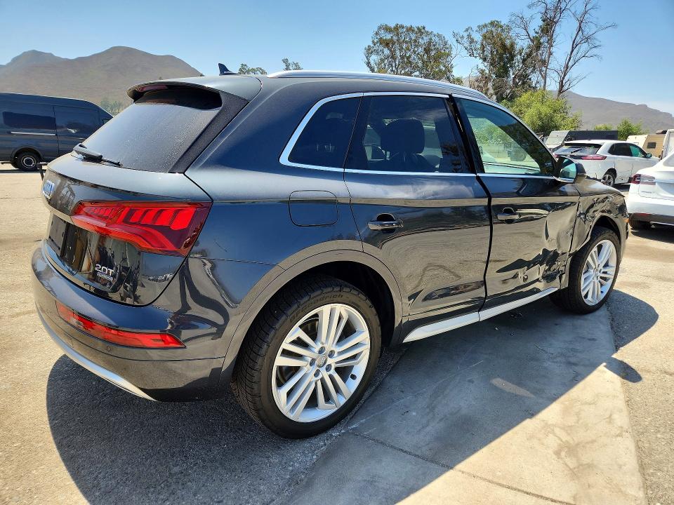 2018 Audi Q5 VIN WA1BNAFYXJ2091159 COPART salvage auction — SIDE, Ca - Salvage Certificate, sold $9,800 on 2026-09-08 (photo 3)