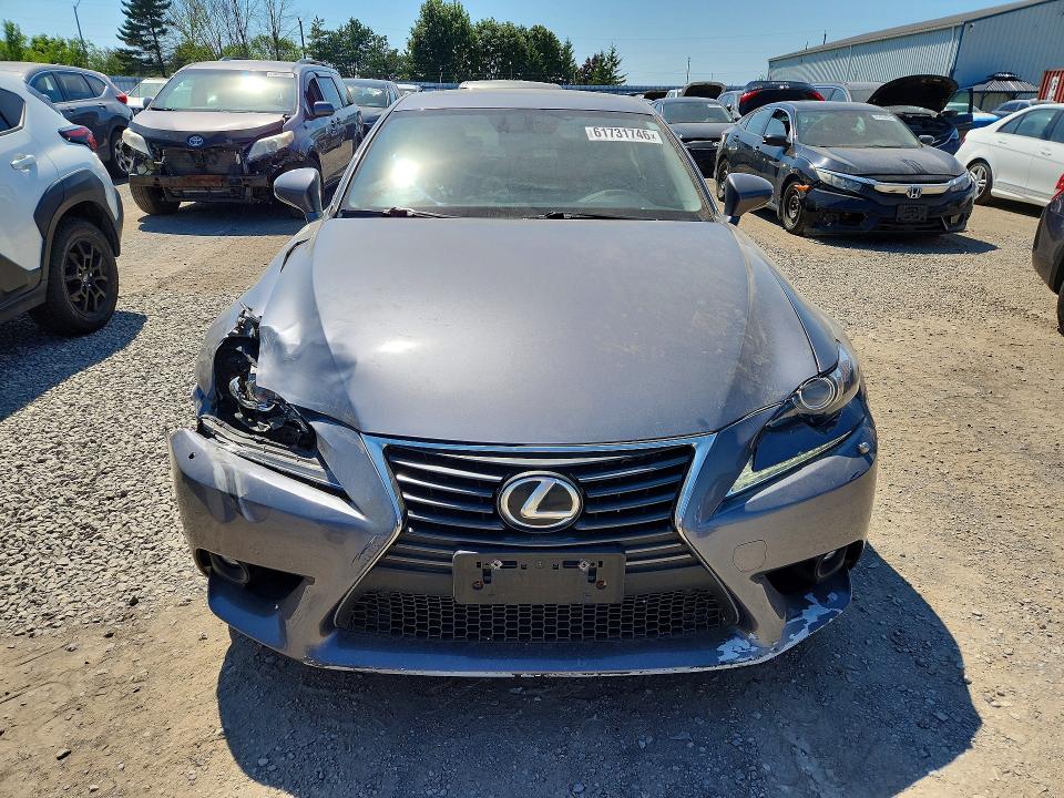 2015 Lexus Is 250 VIN JTHCF1D27F5021421 COPART salvage auction — FRONT END, ON - PERMIT NO BRAND - UNFIT, sold $8,500 on 2026-08-20 (photo 5)