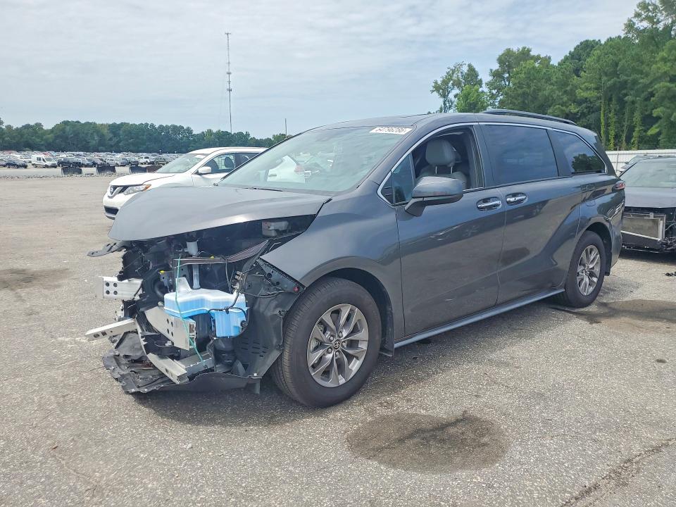 2025 Toyota Sienna VIN 5TDYRKEC9SS285028 — COPART salvage auction photo