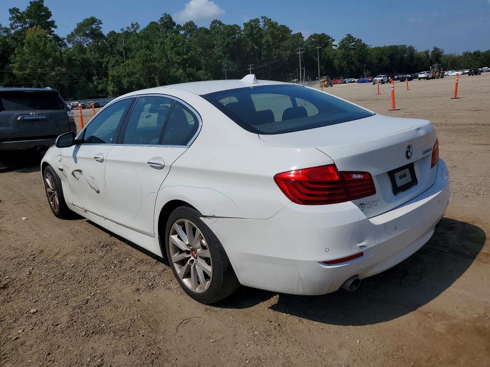 2016 BMW 5 series VIN WBA5B1C55GG128973 COPART salvage auction — ALL OVER, LA - CERT OF TITLE-SALVAGE, sold $2,500 on 2026-08-11 (photo 2)