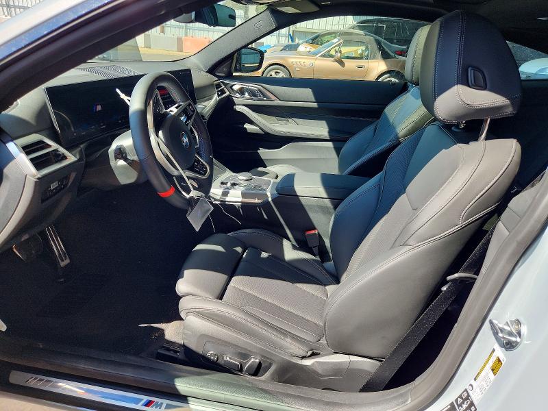 2027 BMW 4er VIN WBA83DA03VCY25498 COPART salvage auction — FRONT END, Or - Certificate Of Title, sold $9,200 on 2026-08-31 (photo 7)