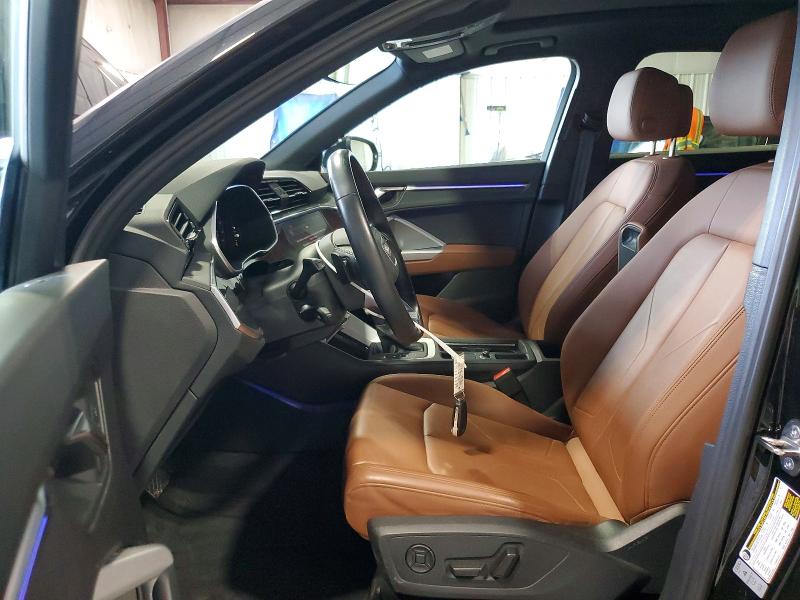 2022 Audi Q3 VIN WA1EECF35N1113061 COPART salvage auction — FRONT END, Ny - Mv-907A Salvage Certificate, sold $7,600 on 2026-08-17 (photo 7)