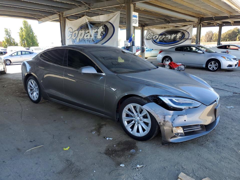 2016 Tesla Model s VIN 5YJSA1E27GF149278 COPART salvage auction — FRONT END, Ca - Salvage Certificate, sold $9,400 on 2026-09-10 (photo 4)