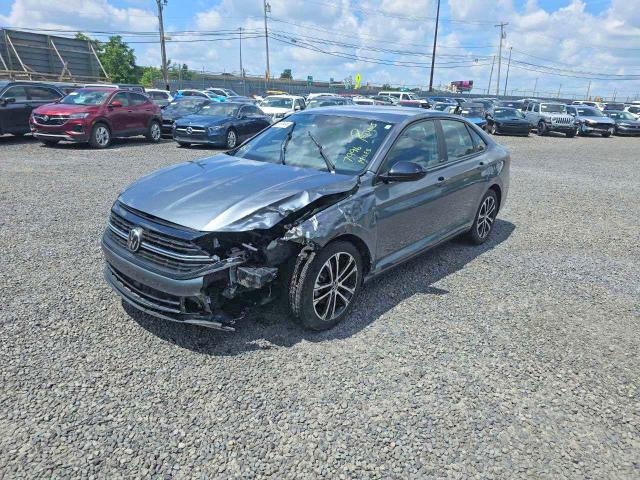 2024 Volkswagen Jetta VIN 3VWBM7BUXRM034024 COPART salvage auction — FRONT END, Nj - Cert Of Title-Salvage, sold $7,300 on 2026-08-25 (photo 1)