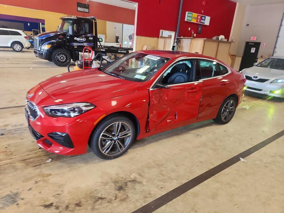2022 BMW 2er VIN WBA73AK04N7K48269 COPART salvage auction — SIDE, Ny - Mv-907A Salvage Certificate, sold $6,000 on 2026-08-18 (photo 1)