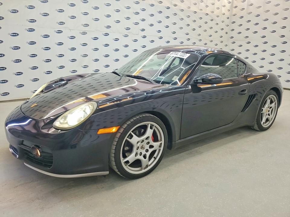 2006 Porsche Cayman VIN WP0AB29846U782114 — COPART salvage auction photo