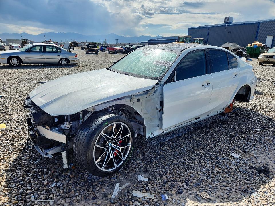 2025 BMW M3 VIN WBS33HJ09SFT74245 — COPART salvage auction photo