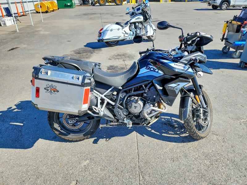2020 Triumph motorcycle Tiger VIN SMTE62DF8LTAB0163 COPART salvage auction — FRONT END, ME - CERT OF TITLE-SALVAGE COLLISIO, sold $3,500 on 2026-10-08 (photo 1)