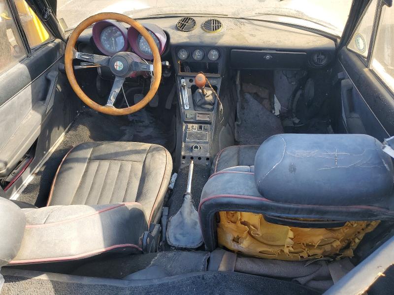 1982 Alfa romeo Giulia VIN ZARBA5413C1014064 COPART salvage auction — VANDALISM, CA - SALVAGE CERTIFICATE, sold $125 on 2026-08-25 (photo 8)