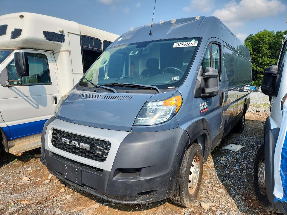2020 Ram Promaster 3500 VIN 3C6URVJG4LE136926 — COPART salvage auction photo