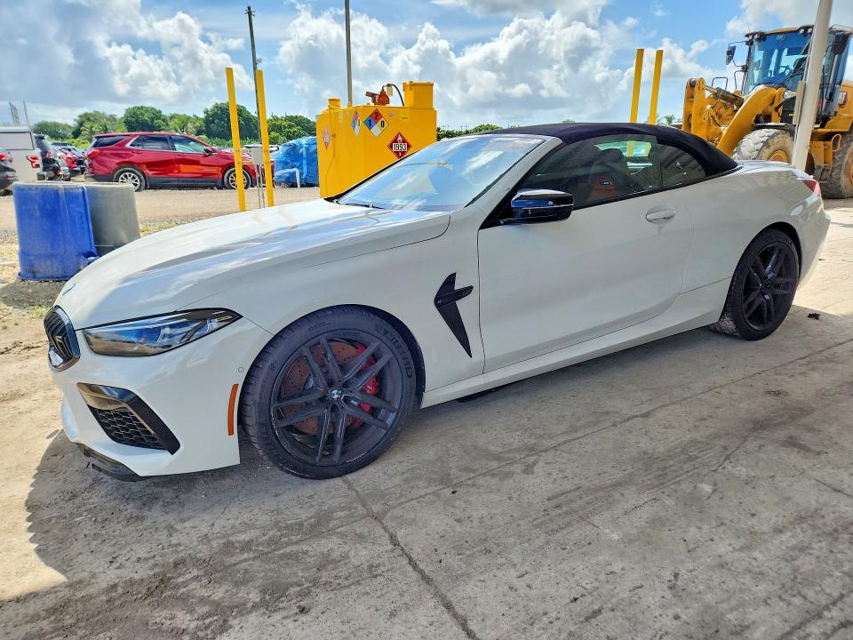 2024 BMW M8 VIN WBSDZ0C06RCR68949 — COPART salvage auction photo