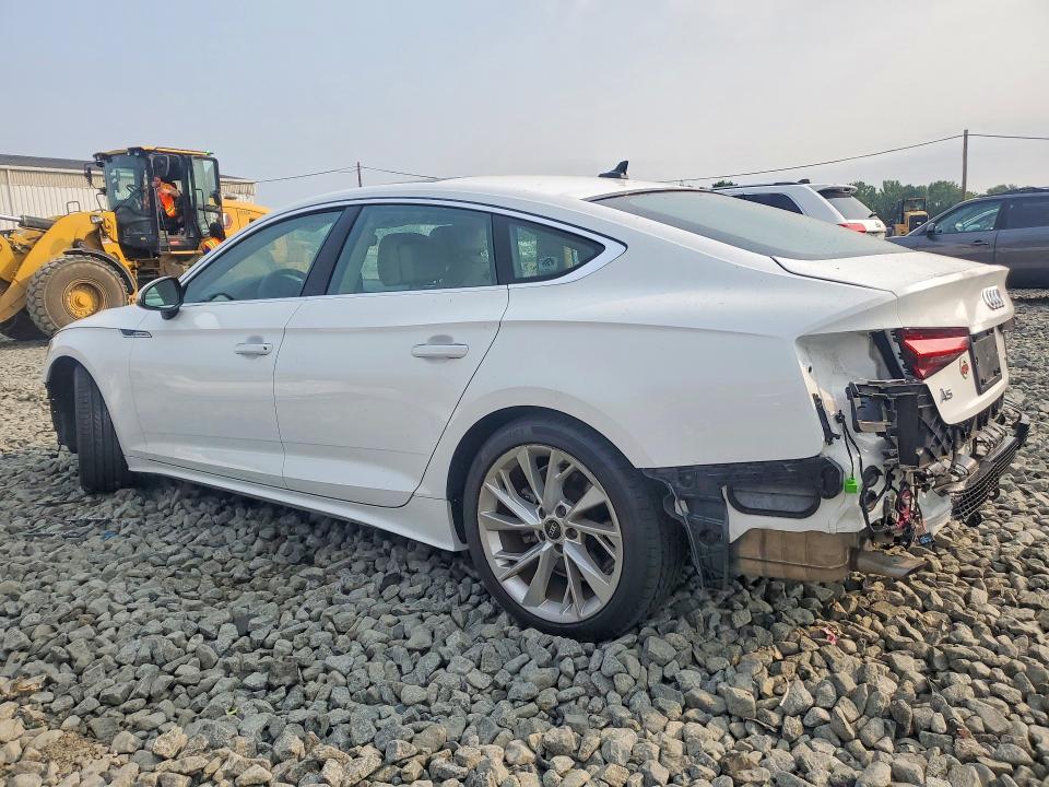 2023 Audi A5 VIN WAUABCF54PA064398 COPART salvage auction — FRONT END, Salvage Title, sold $8,300 on 2026-08-26 (photo 2)