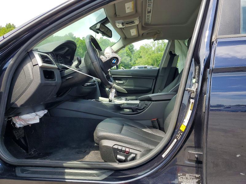 2016 BMW 3er VIN WBA8E5G59GNU21440 COPART salvage auction — FRONT END, NY - MV-907A SALVAGE CERTIFICATE, sold $325 on 2026-08-17 (photo 7)