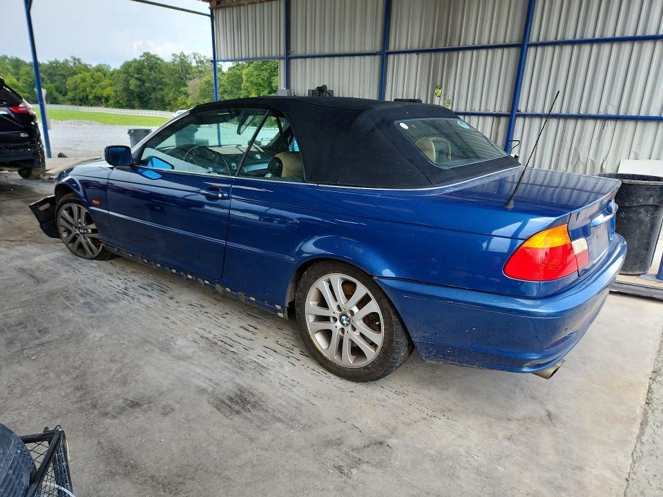 2002 BMW 3 series VIN WBABS53492JU90558 COPART salvage auction — ROLLOVER, GA - CERT OF TITLE-SALVAGE (P), sold $425 on 2026-08-20 (photo 2)