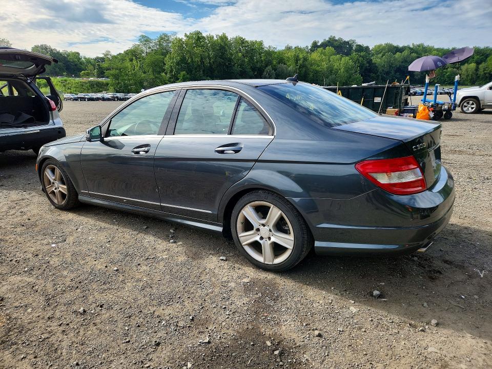 2010 Mercedes-benz C class VIN WDDGF8BB1AF473677 COPART salvage auction — SIDE, NY - MV-907A SALVAGE CERTIFICATE, sold $600 on 2026-08-13 (photo 2)