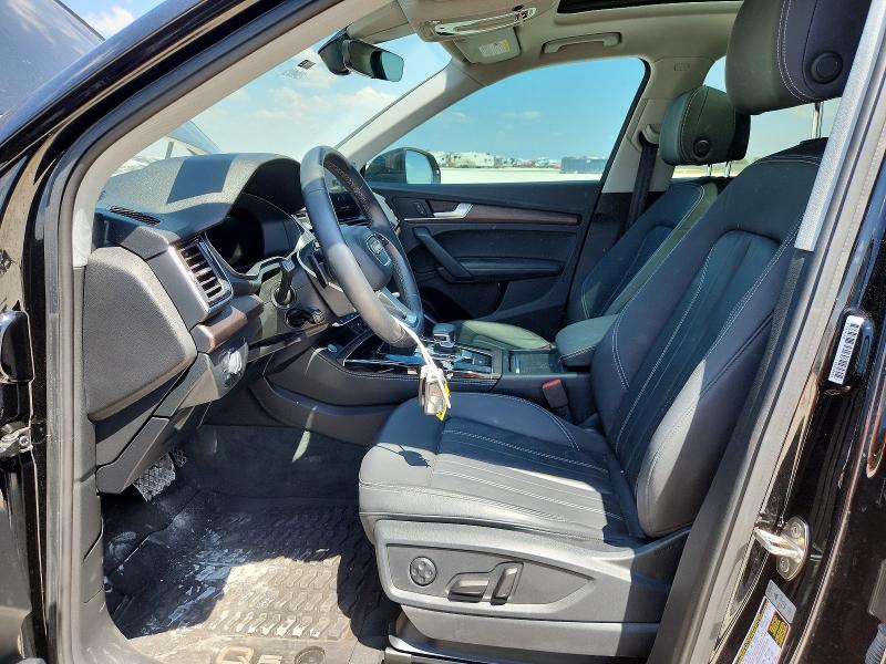 2021 Audi Q5 VIN WA1BAAFY2M2035653 COPART salvage auction — REAR END, TX - SALVAGE VEHICLE TITLE, sold $12,300 on 2026-08-20 (photo 7)