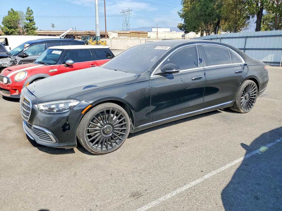 2024 Mercedes-benz S-klasse VIN W1K6G7GB4RA272411 COPART salvage auction — NORMAL WEAR, Ga - Certificate Of Title (P), sold $59,500 on 2026-08-25 (photo 1)