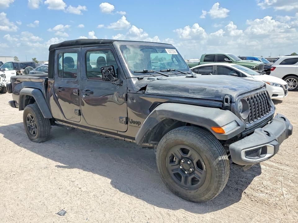 2024 Jeep Gladiator VIN 1C6HJTAG1RL124603 COPART salvage auction — FRONT END, Tx - Salvage Vehicle Title, sold $10,500 on 2026-08-28 (photo 4)