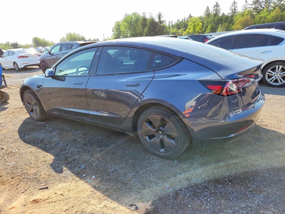 2023 Tesla Model 3 VIN 5YJ3E1EA2PF508682 COPART salvage auction — SIDE, ON - PERMIT NO BRAND - UNFIT, sold $8,600 on 2026-08-25 (photo 2)
