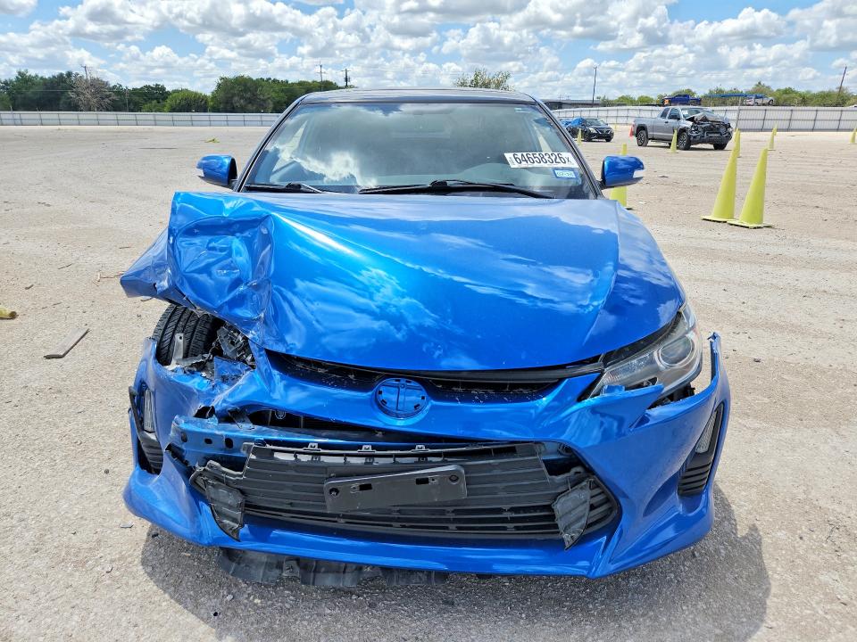 2014 Scion Tc VIN JTKJF5C75E3068110 COPART salvage auction — FRONT END, Tx - Salvage Vehicle Title, sold $1,050 on 2026-09-03 (photo 5)