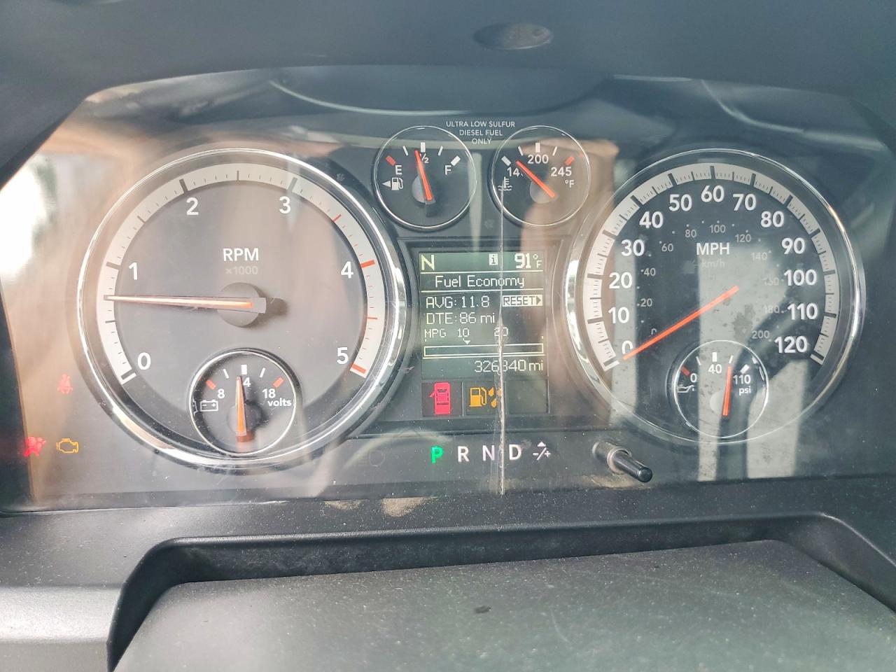 2012 Dodge Ram 5500 VIN 3C7WDNDL5CG130455 COPART salvage auction — Front End, MO - CERTIFICATE OF TITLE (P), sold $10,500 on 2026-08-25 (photo 9)