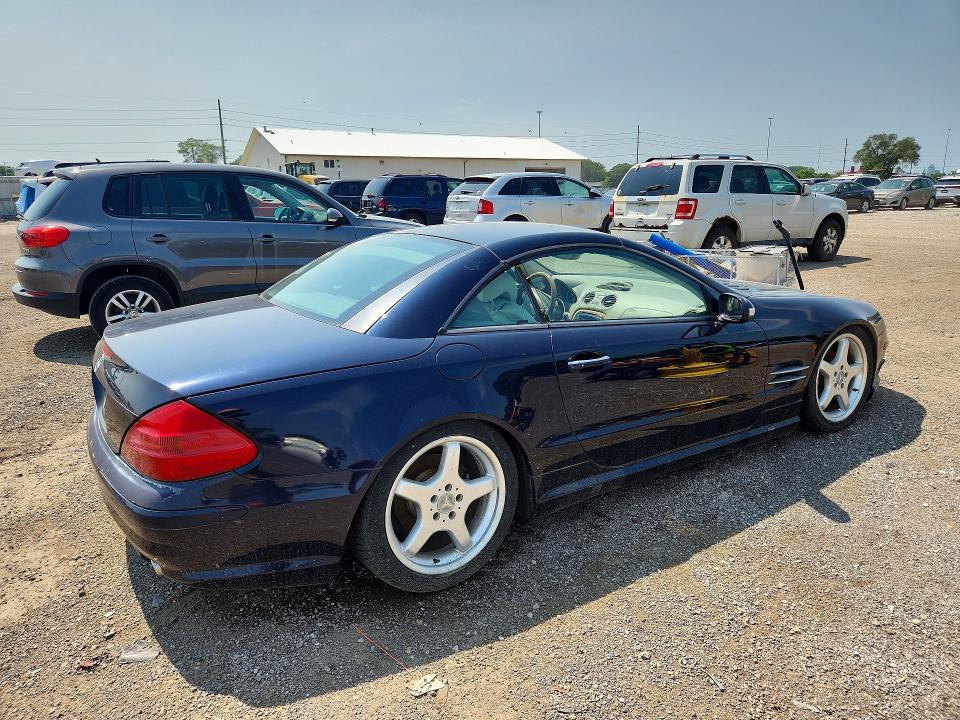 2003 Mercedes-benz Sl-class VIN WDBSK75F53F035609 COPART salvage auction — FRONT END, Ia - Certificate Of Title, sold $2,450 on 2026-08-21 (photo 3)