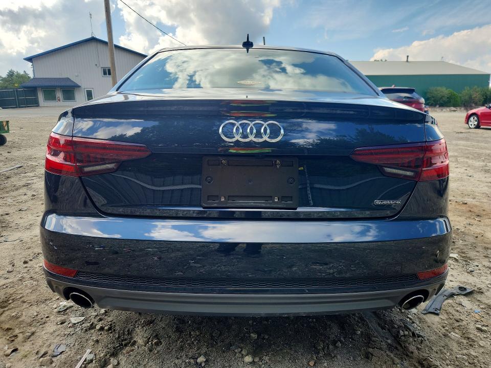2018 Audi A4 VIN WAUENAF4XJN017557 COPART salvage auction — FRONT END, Wv - Salvage Certificate, sold $2,100 on 2026-10-15 (photo 6)