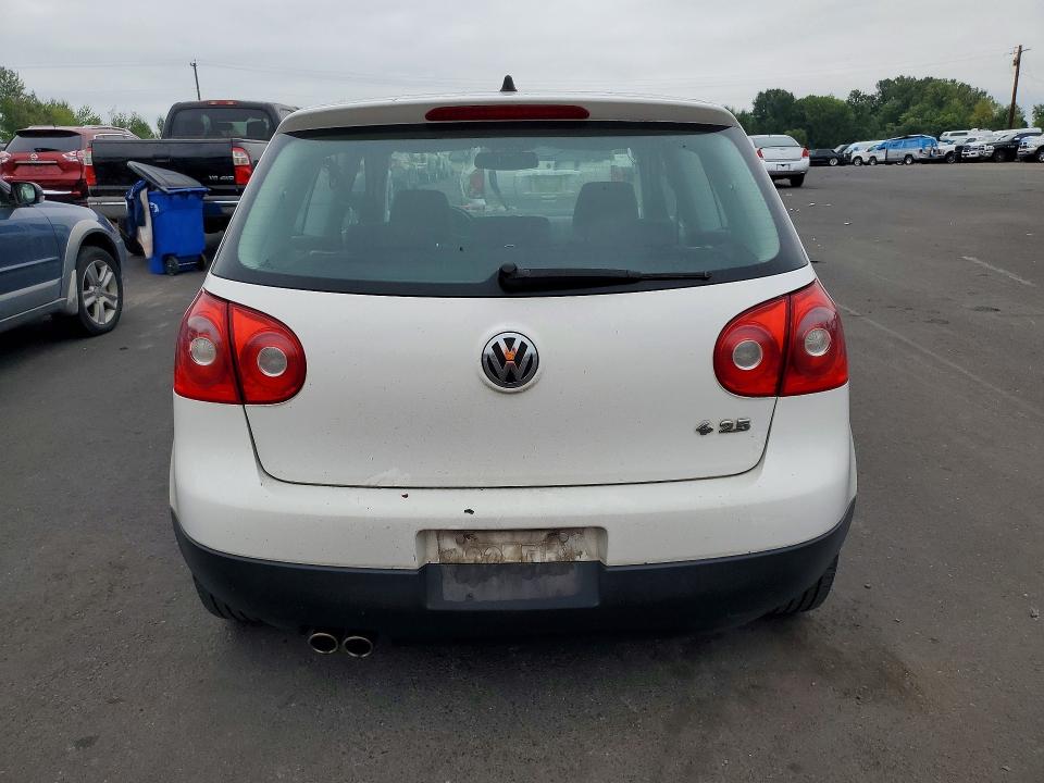2008 Volkswagen Golf VIN WVWAB71K28W244636 COPART salvage auction — UNDERCARRIAGE, OR - CERTIFICATE OF TITLE, sold $700 on 2026-08-19 (photo 6)