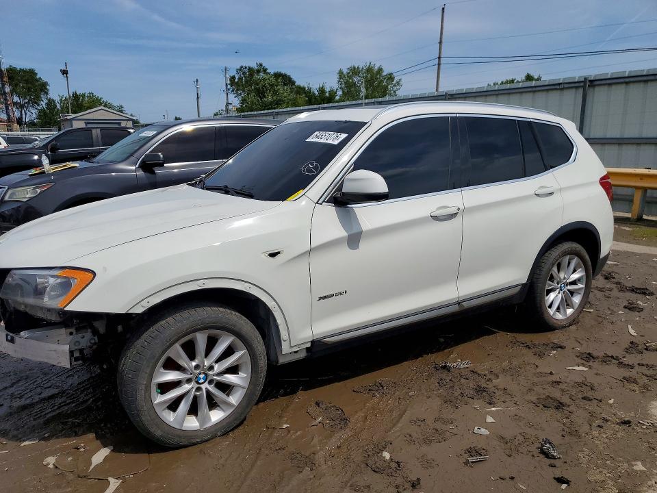 2015 BMW X3 VIN 5UXWX7C55F0K32624 COPART salvage auction — FRONT END, MI - CERTIFICATE OF TITLE, sold $900 on 2026-09-14 (photo 1)