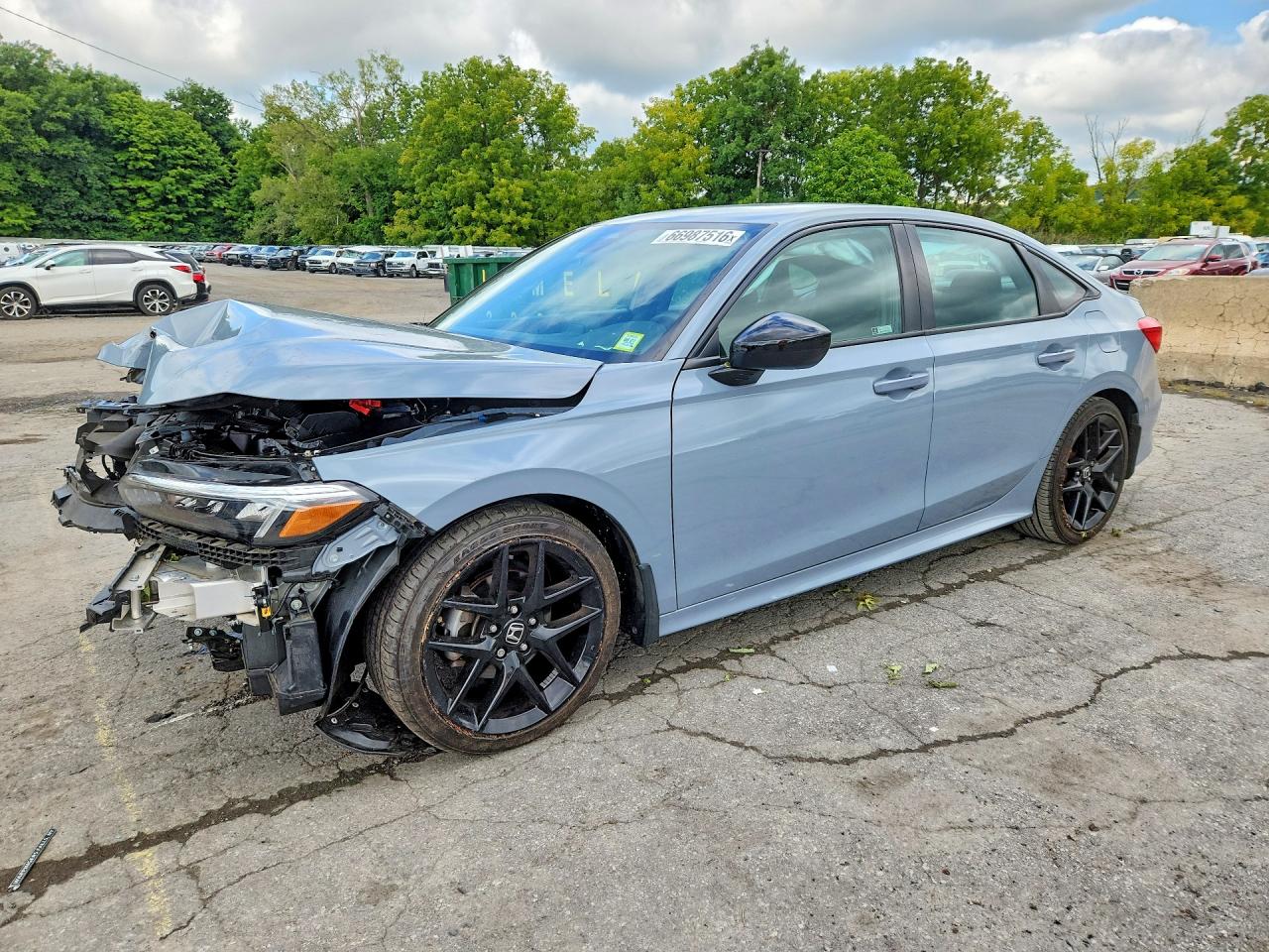 2023 Honda Civic VIN 2HGFE2F58PH532517 COPART salvage auction — Front End, NY - MV-907A SALVAGE CERTIFICATE, sold $2,500 on 2026-09-26 (photo 1)
