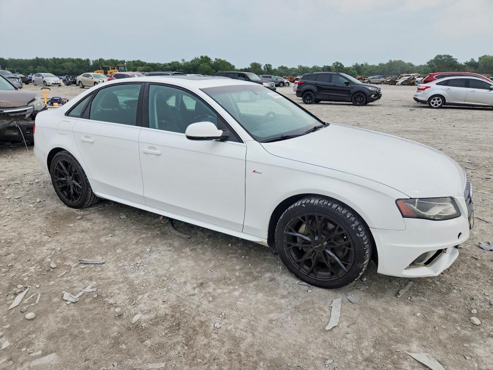 2012 Audi A4 VIN WAUFFAFL2CN001431 COPART salvage auction — FRONT END, Il - Salvage Certificate, sold $225 on 2026-10-03 (photo 4)