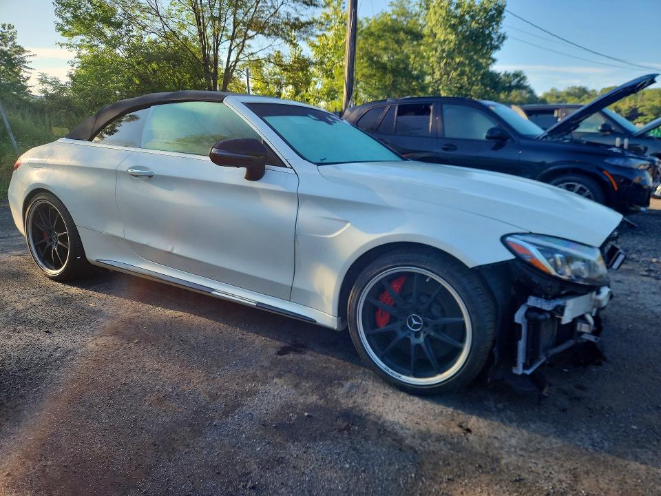 2017 Mercedes-benz VIN WDDWK8HB9HF461284 COPART salvage auction — VANDALISM, Mi - Cert Of Title-Salvage Vehicle, sold $14,000 on 2026-08-12 (photo 4)