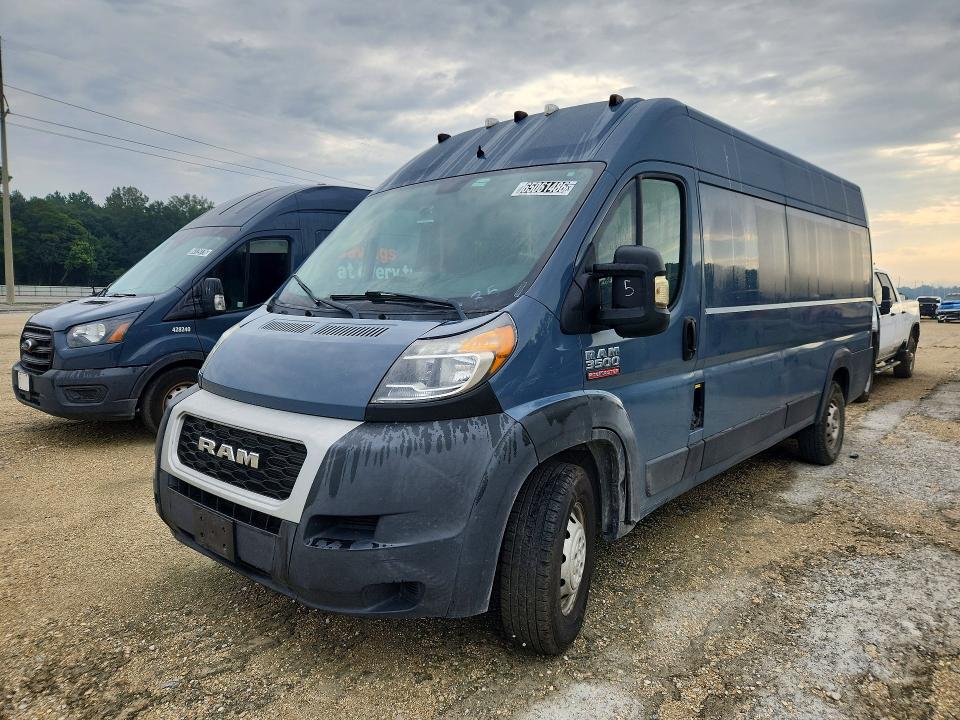2021 Ram Promaster 3500 VIN 3C6FRVJG2ME500920 — COPART salvage auction photo