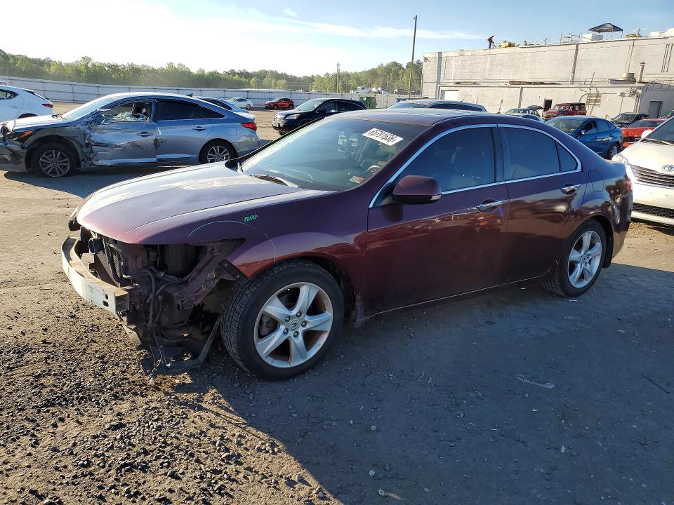 2010 Acura Tsx VIN JH4CU2F66AC033172 COPART salvage auction — FRONT END, VA - CERT OF TITLE - SALVAGE, sold $400 on 2026-09-02 (photo 1)