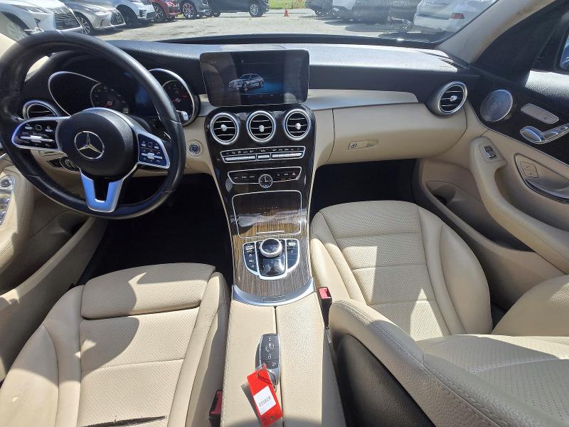 2020 Mercedes-benz C class VIN WDDWF8EB2LR526086 COPART salvage auction — NORMAL WEAR, CT - CERTIFICATE OF TITLE (P), sold $11,900 on 2026-09-09 (photo 9)