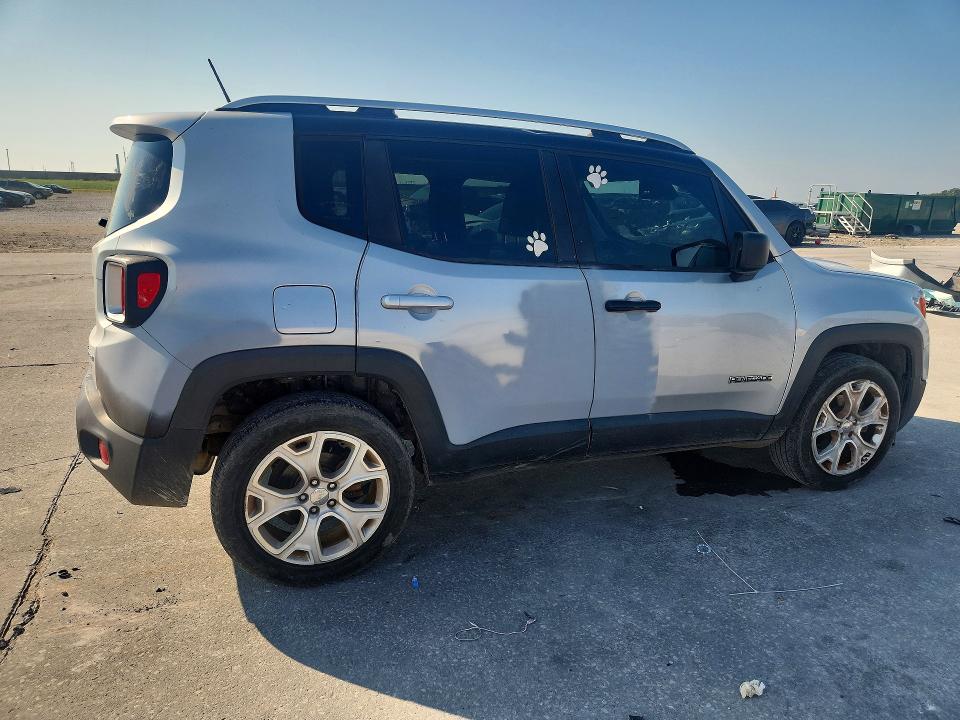 2016 Jeep Renegade VIN ZACCJBDT4GPD05239 COPART salvage auction — FRONT END, La - Certificate Of Title, sold $2,700 on 2026-08-12 (photo 3)