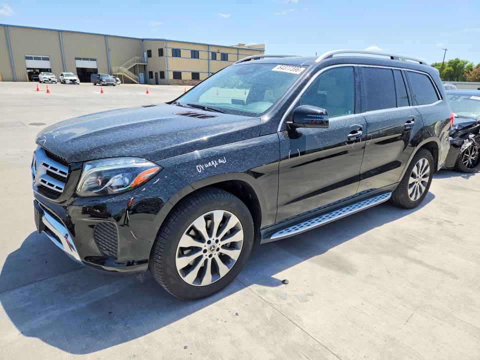 2018 Mercedes-benz Gls-klasse VIN 4JGDF6EE3JB149527 COPART salvage auction — FRONT END, Tx - Salvage Vehicle Title, sold $9,900 on 2026-08-24 (photo 1)