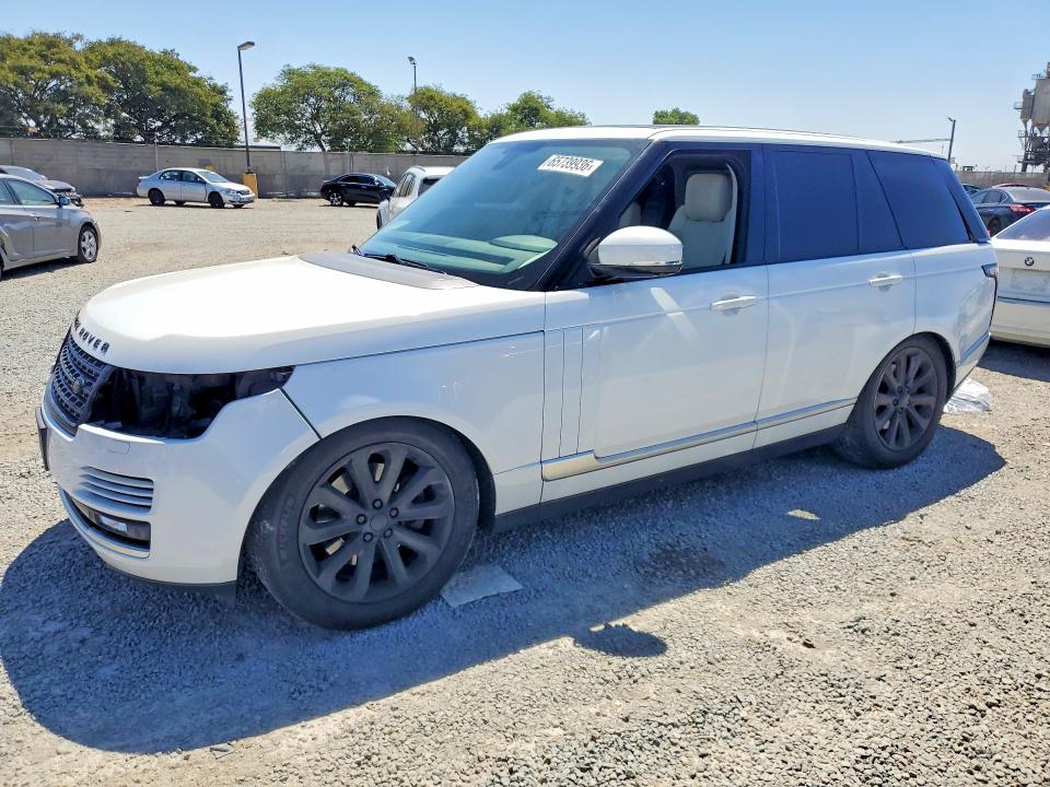 2014 Land rover RANGE ROVER VIN SALGS2WF1EA159541 COPART salvage auction — FRONT END, Nv - Dis/Dlr/Exp Only Clean Title, sold $4,550 on 2026-08-28 (photo 1)