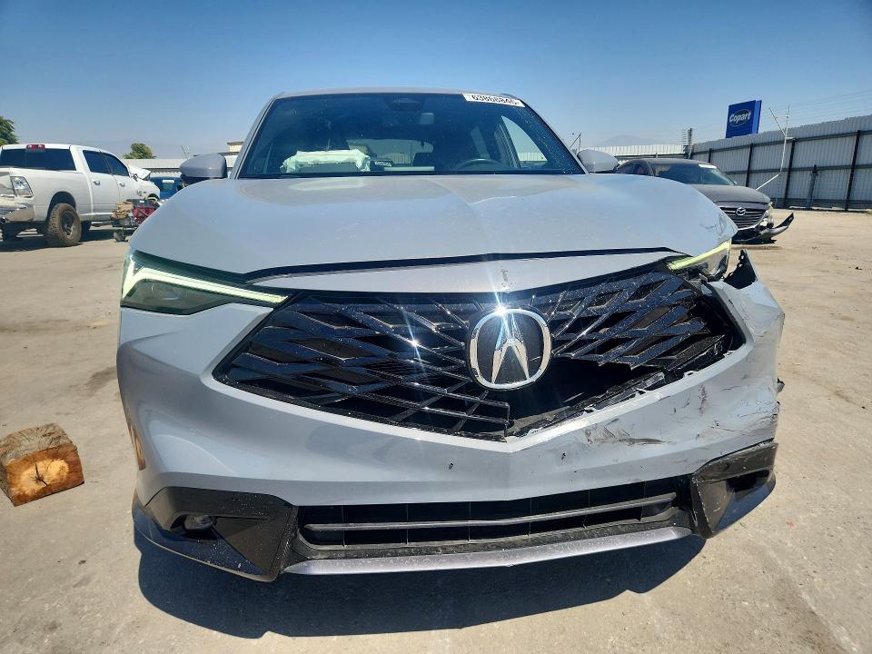 2025 Acura Adx VIN 3HDSA1H55SM701899 COPART salvage auction — FRONT END, Ca - Salvage Certificate, sold $9,500 on 2026-08-21 (photo 5)
