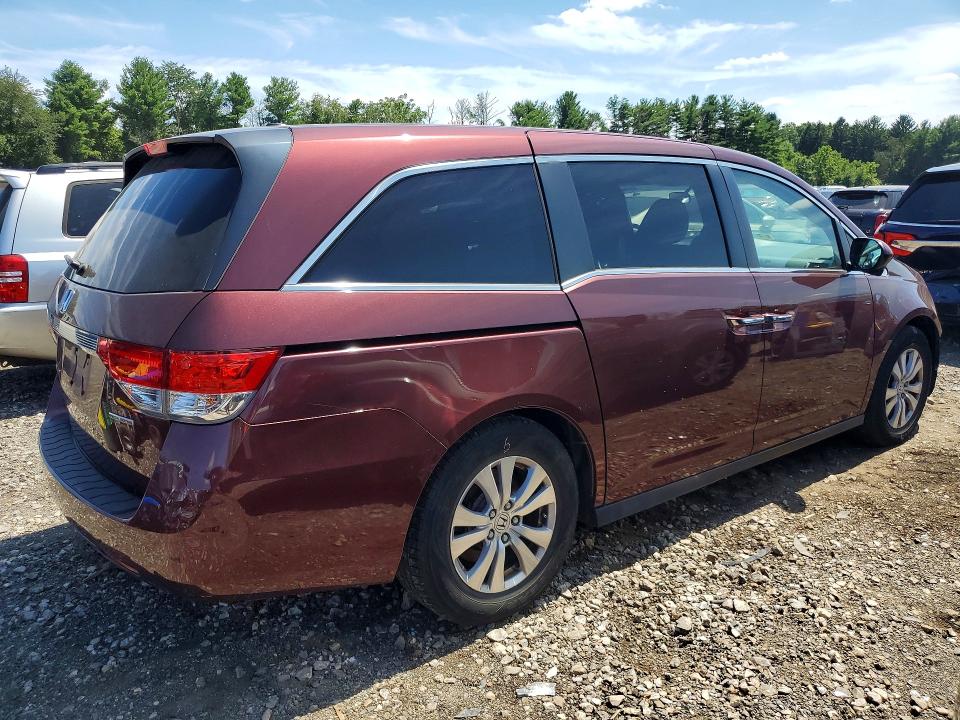 2016 Honda Odyssey VIN 5FNRL5H32GB051716 COPART salvage auction — FRONT END, Md - Cert Of Salvage < 75% Damage, sold $2,500 on 2026-08-24 (photo 3)