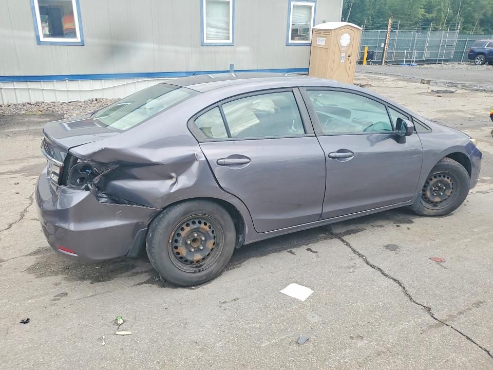 2014 Honda Civic VIN 2HGFB2F58EH543202 COPART salvage auction — SIDE, Pa - Certificate Of Salvage, sold $800 on 2026-09-09 (photo 3)