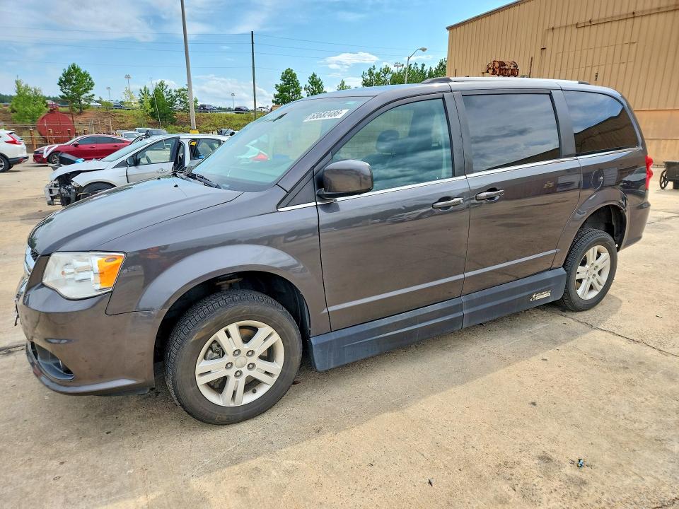 2019 Dodge Caravan VIN 2C4RDGCG8KR772302 — COPART salvage auction photo