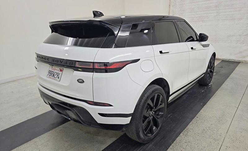 2022 Land rover Range rover evoque VIN SALZT2FX7NH176852 COPART salvage auction — NORMAL WEAR, CA - CERTIFICATE OF TITLE (P), sold $12,800 on 2026-08-19 (photo 4)