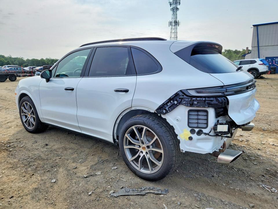 2024 Porsche Cayenne VIN WP1AA2AY1RDA09554 COPART salvage auction — REAR END, Nj - Cert Of Title-Salvage, sold $53,000 on 2026-09-16 (photo 2)