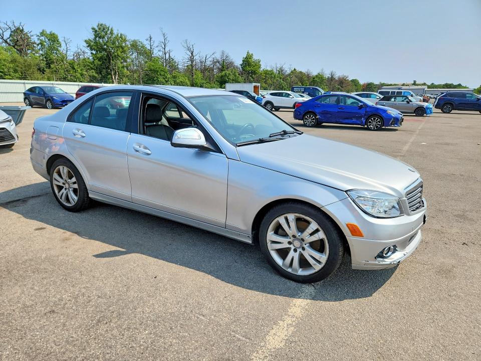 2009 Mercedes-benz C class VIN WDDGF81X89F196714 COPART salvage auction — FRONT END, Ny - Mv-907A Salvage Certificate, sold $500 on 2026-08-17 (photo 4)